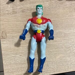 Action Figure with Red and Blue Costume